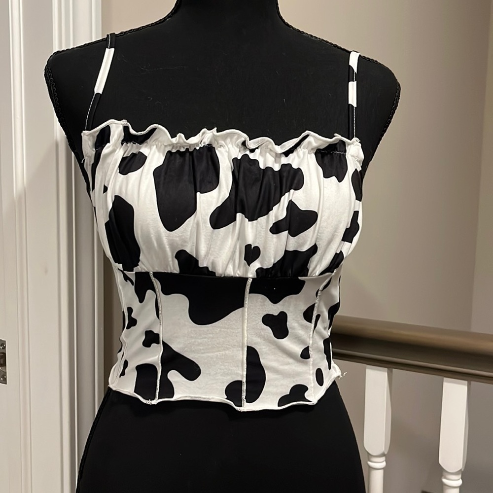SHEIN, size S, cow print tank top